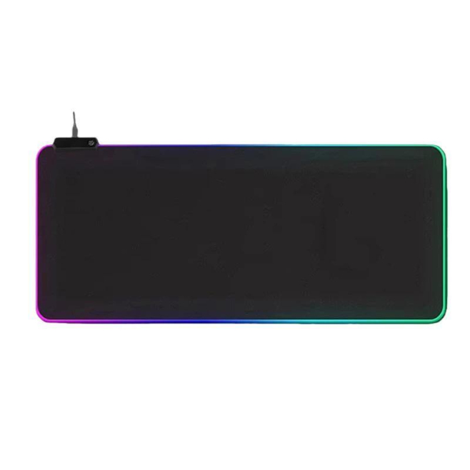 Tapis De Souris Et Clavier RGB 400x900x3 Mm À 7 Couleurs Base Antidérapante Bords Renforcés Connectique Micro USB - www.yonis...