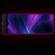 Tapis De Souris RGB À Recharge Sans Fil 15 W USB Format Étendu 800 x 300 mm Et 3 Modes D’éclairage - www.yonis-shop.com