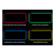 Tapis De Souris RGB À Recharge Sans Fil 15 W USB Format Étendu 800 x 300 mm Et 3 Modes D’éclairage - www.yonis-shop.com