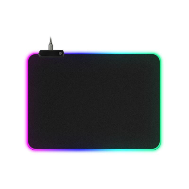 Tapis De Souris Et Clavier RGB 250 x 350 x 4 mm Éclairage LED À 7 Couleurs Surface En Tissu Lisse Base Antidérapante - www.yo...