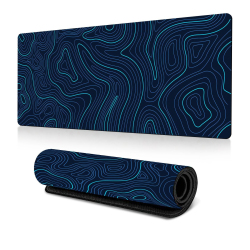 Tapis De Souris XXL Pour Bureau Gaming Imperméable Antidérapant Bords Renforcés En Caoutchouc Naturel 400x900x2mm