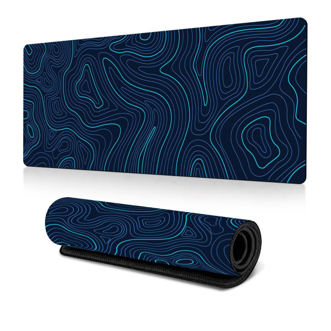 Tapis De Souris Grand Format 300 X 600 X 2 Mm Pour Bureau Et Gaming Antidérapant Imperméable À Bords Cousus - www.yonis-shop.com