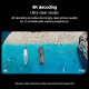 Clé TV 4K Avec Google TV 2 Go De RAM 8 Go De Stockage Wi-Fi Bi-Bande Et Dolby Atmos - www.yonis-shop.com