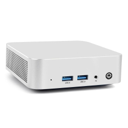 Mini PC Windows 10 Compact Pour Bureau Avec 8 Go RAM 128 Go SSD WiFi 5 Bluetooth Et Double HDMI