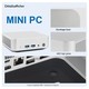 Mini PC Windows 10 Compact Pour Bureau Avec 8 Go RAM 128 Go SSD WiFi 5 Bluetooth Et Double HDMI - www.yonis-shop.com