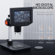 Microscope Numérique Pour Inspection Et Réparation Écran Couleur 4.3 Pouces Grossissement 50x À 1000x 200W - www.yonis-shop.com