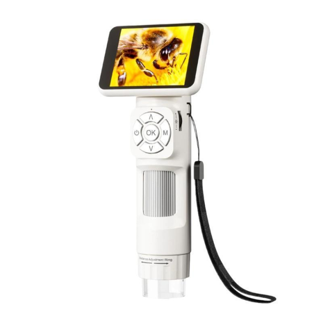 Microscope Numérique Portable Pour Enfants Full HD 50x Avec Écran Et 8 LED Réglables - www.yonis-shop.com