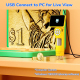 Microscope Numérique Portable Pour Enfants Full HD 50x Avec Écran Et 8 LED Réglables - www.yonis-shop.com