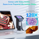 Microscope Numérique Portable Pour Enfants Écran 2.8 Pouces Grossissement 50x Full HD 8 LED Réglables Rechargeable - www.yoni...