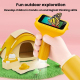 Microscope Numérique Portable Pour Enfants Écran IPS 3 Pouces Résolution 1080P Grossissement 50 À 1000x 8 LED Réglables - www...