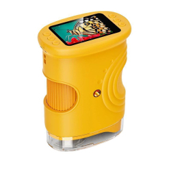 Microscope Num&eacute;rique Portable Pour Enfants &Eacute;cran IPS 2 Pouces 1080P Grossissement 50 &Agrave; 1000X &Eacute;clairage LED