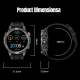 Montre Connectée Sport GPS Avec Appels Bluetooth 100 Modes Sportifs Autonomie 7 Jours Étanchéité IP68 - www.yonis-shop.com