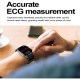 Montre Connectée De Santé Avec Écran 2 Pouces ECG Appels Bluetooth Suivi Cardiaque Autonomie De 4 À 6 Jours Android IOS - www...