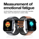 Montre Connectée De Santé Avec Écran 2 Pouces ECG Appels Bluetooth Suivi Cardiaque Autonomie De 4 À 6 Jours Android IOS - www...