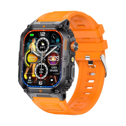 Montre Connectée Sport Extérieur Étanche IP68 Écran HD 2 Pouces Lampe Torche Autonomie 25 Jours