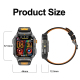 Montre Connectée Sport Extérieur Étanche IP68 Écran HD 2 Pouces Lampe Torche Autonomie 25 Jours - www.yonis-shop.com