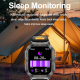 Montre Connectée Sport Extérieur Étanche IP68 Écran HD 2 Pouces Lampe Torche Autonomie 25 Jours - www.yonis-shop.com