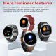 Montre Connectée Avec Appels Bluetooth Analyse ECG Suivi De Santé Écran 466x466 Autonomie 5 À 7 Jours Compatible Android Et I...