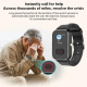 Montre Connectée Pour Personnes Âgées GPS 4G Avec Appel SOS Détection Des Chutes Et Étanchéité IPX8 - www.yonis-shop.com
