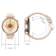 Montre Connectée Sport Avec Appels Bluetooth Écran HD 360 X 360 Suivi Cardiaque Et Du Sommeil IP68 iOS Android - www.yonis-sh...