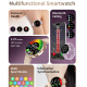 Montre Connectée Sport Avec Appels Bluetooth Écran HD 360 X 360 Suivi Cardiaque Et Du Sommeil IP68 iOS Android - www.yonis-sh...