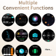 Montre Connectée Sport Avec Appels Bluetooth Écran HD 360 X 360 Suivi Cardiaque Et Du Sommeil IP68 iOS Android - www.yonis-sh...