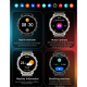 Montre Connectée Sport Pour Suivi Du Sommeil Fréquence Cardiaque Et Tension Artérielle IP68 Avec Appels Bluetooth - www.yonis...