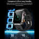 Montre Connectée Sport Avec Appels Bluetooth Suivi Santé Écran IPS 2,01 Pouces Autonomie 28 Jours - www.yonis-shop.com