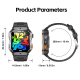 Montre Connectée Sport Avec Appels Bluetooth Suivi Santé Écran IPS 2,01 Pouces Autonomie 28 Jours - www.yonis-shop.com