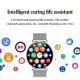 Montre Connectée Sportive Avec Appels Bluetooth Suivi Du Sommeil Fréquence Cardiaque Oxygène Et Pression Artérielle - www.yon...