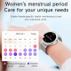 Montre Connectée Sport Femme Écran AMOLED 1,19 Pouce Appels Bluetooth 21 Modes Sport Cardio 24H Suivi Santé - www.yonis-shop.com