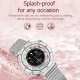 Montre Connectée Sport Femme Écran AMOLED 1,19 Pouce Appels Bluetooth 21 Modes Sport Cardio 24H Suivi Santé - www.yonis-shop.com