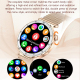 Montre Connectée Sport Femme Écran AMOLED 1,19 Pouce Appels Bluetooth 21 Modes Sport Cardio 24H Suivi Santé - www.yonis-shop.com