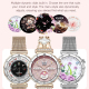 Montre Connectée Sport Femme Écran AMOLED 1,19 Pouce Appels Bluetooth 21 Modes Sport Cardio 24H Suivi Santé - www.yonis-shop.com