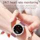 Montre Connectée Sport Femme Écran AMOLED 1,19 Pouce Appels Bluetooth 21 Modes Sport Cardio 24H Suivi Santé - www.yonis-shop.com