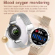 Montre Connectée Sport Femme Écran AMOLED 1,19 Pouce Appels Bluetooth 21 Modes Sport Cardio 24H Suivi Santé - www.yonis-shop.com