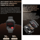 Montre Connectée Sport 2.2 Pouces Avec Suivi Du Sommeil Fréquence Cardiaque Oxygène Sanguin HRV 100 Modes Bluetooth 5.3 IP67 ...