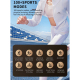 Montre Connectée Sport 2.2 Pouces Avec Suivi Du Sommeil Fréquence Cardiaque Oxygène Sanguin HRV 100 Modes Bluetooth 5.3 IP67 ...