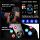 Montre Connectée Sportive Avec Appels Suivi Cardiaque SpO2 Sommeil Écran TFT 1,83 Pouce Autonomie 10 Jours IP67 Rose Doré - w...
