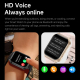 Montre Connectée Sportive Avec Appels Suivi Cardiaque SpO2 Sommeil Écran TFT 1,83 Pouce Autonomie 10 Jours IP67 Rose Doré - w...