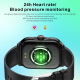 Montre Connectée De Sport Avec Appels Bluetooth Suivi Cardiaque SpO2 100+ Modes Sportifs Écran TFT 1,85 Pouce IP67 - www.yoni...