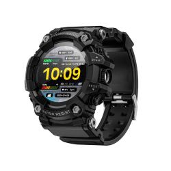 Montre Connectée Robuste Avec Appels Bluetooth SOS Suivi Cardiaque Tension Artérielle Et Oxygène