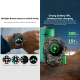 Montre Connectée Robuste Avec Appels Bluetooth SOS Suivi Cardiaque Tension Artérielle Et Oxygène - www.yonis-shop.com