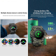 Montre Connectée Robuste Avec Appels Bluetooth SOS Suivi Cardiaque Tension Artérielle Et Oxygène - www.yonis-shop.com