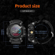 Montre Connectée Robuste Avec Appels Bluetooth SOS Suivi Cardiaque Tension Artérielle Et Oxygène - www.yonis-shop.com