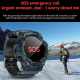 Montre Connectée Robuste Avec Appels Bluetooth SOS Suivi Cardiaque Tension Artérielle Et Oxygène - www.yonis-shop.com