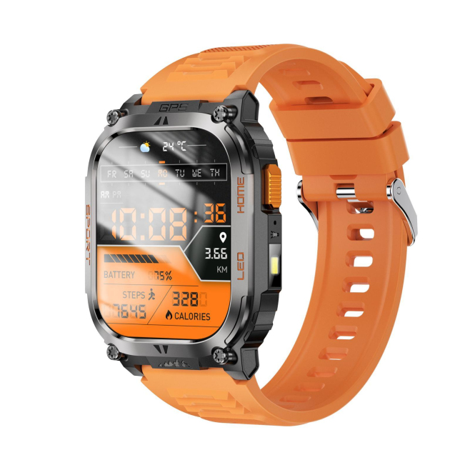 Montre Connectée GPS Pour Sport Outdoor Avec Écran 2,01 Pouces Appels Bluetooth 178 Modes Sport Et Suivi Cardiaque Constant -...