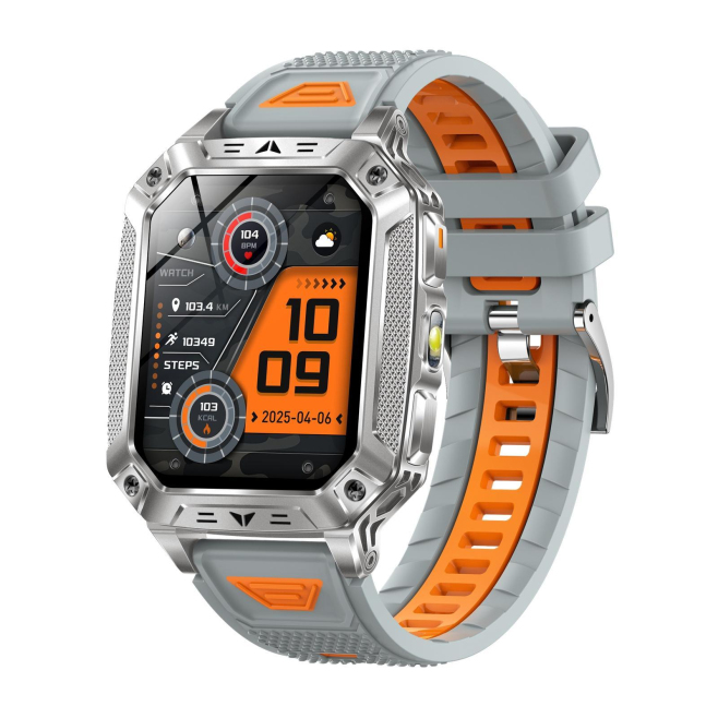 Montre Connectée Avec Appels Bluetooth Écran HD 2,01 Pouces Suivi Cardiaque Et 100 Modes Sport IP68 - www.yonis-shop.com