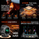 Montre Connectée Avec Appels Bluetooth Écran HD 2,01 Pouces Suivi Cardiaque Et 100 Modes Sport IP68 - www.yonis-shop.com