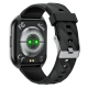 # Montre Connectée Avec Appels Bluetooth Écran Tactile 1,83 Pouce IP68 Et Mesure Cardiaque Paree en Silicone Gris Argenté - w...